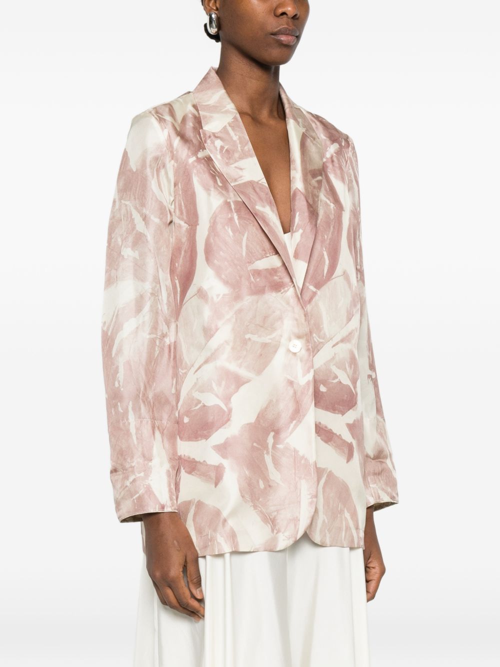 Alysi Women's Printed Single-Breasted Jacket