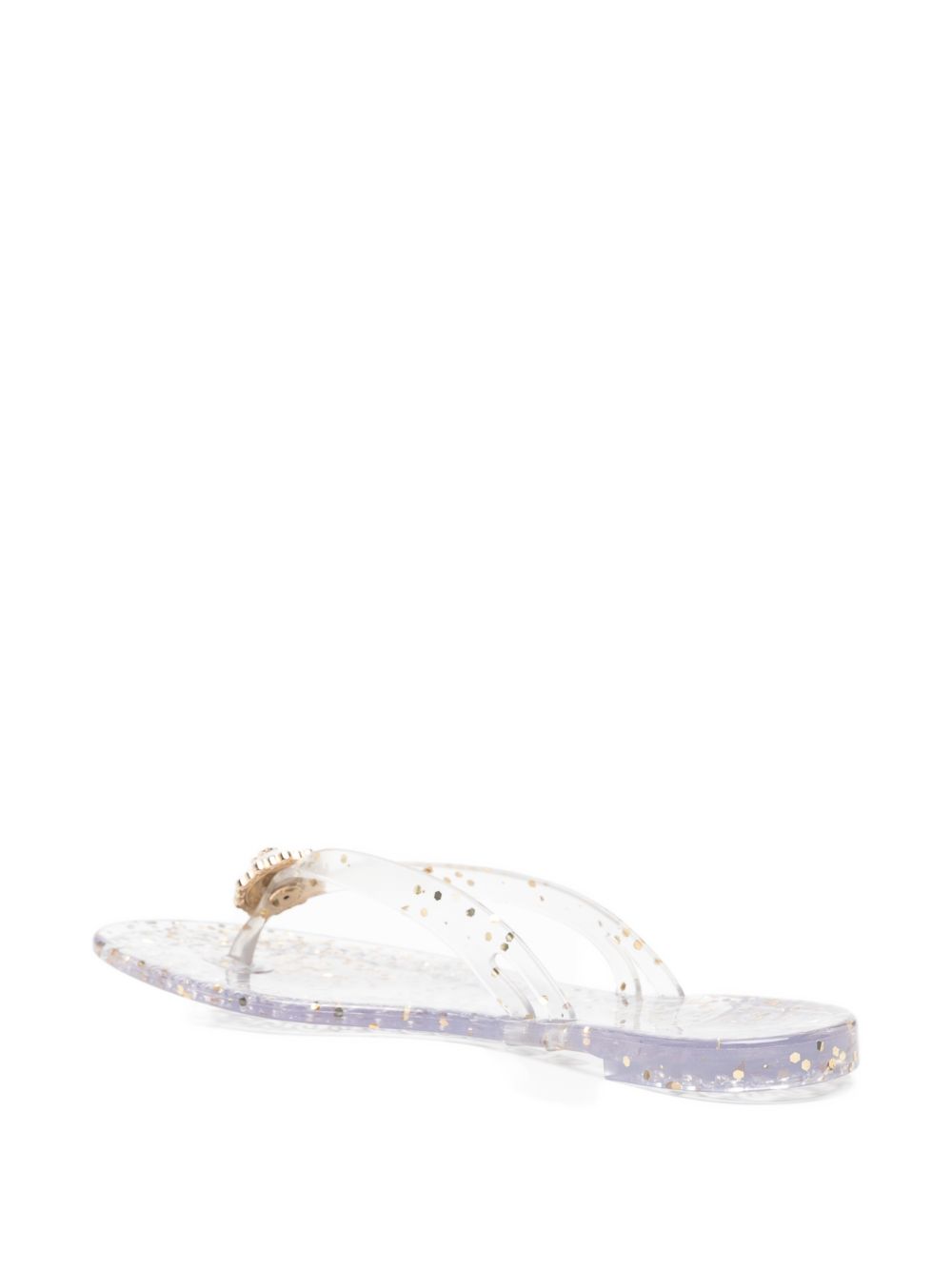 Casadei Women's Jelly Glitter Flip Flops