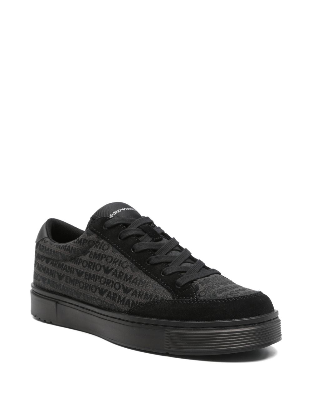 Emporio Armani Men's Logo-Print Sneakers
