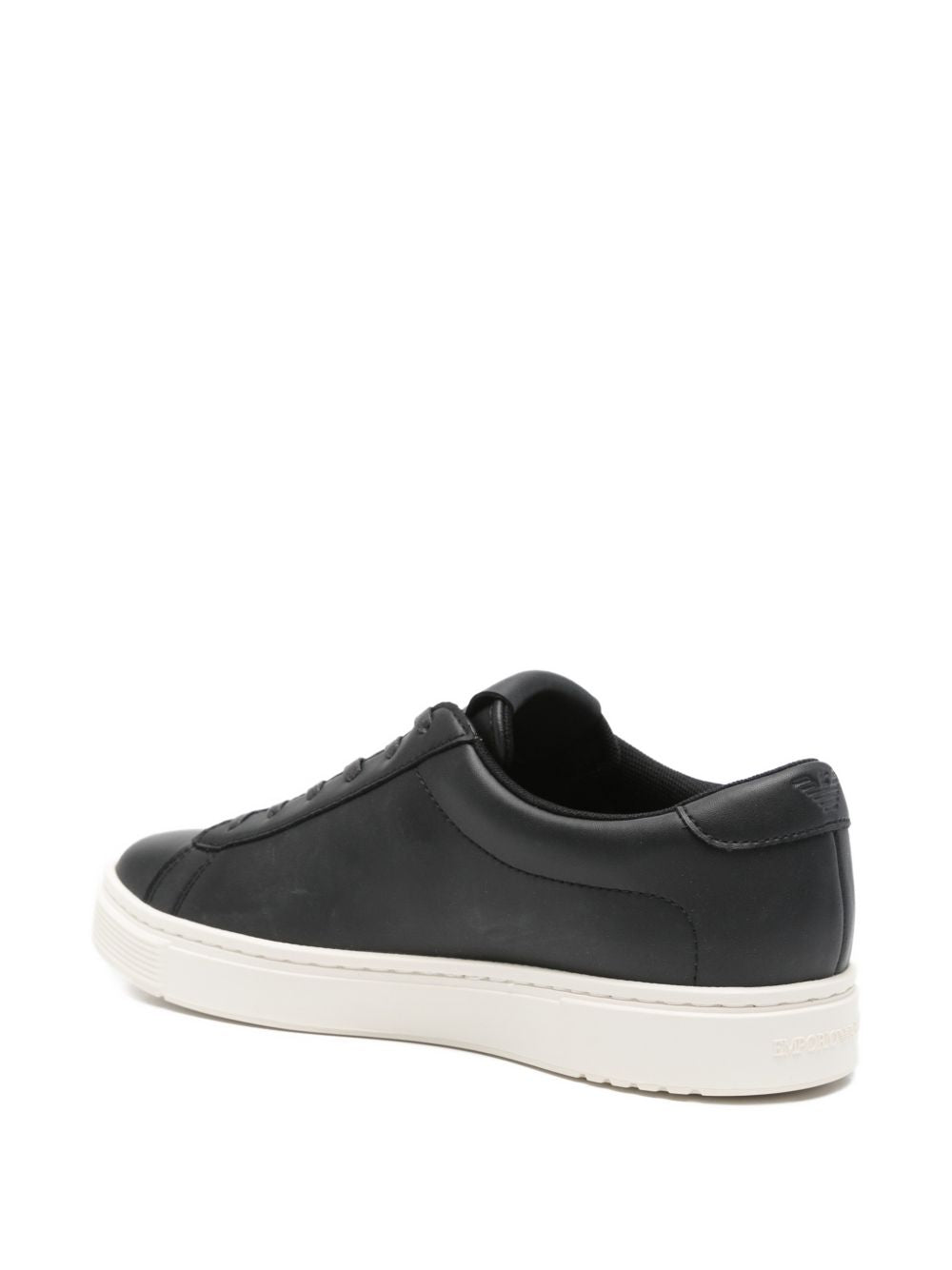 Emporio Armani Men's Leather Lace-Up Sneakers