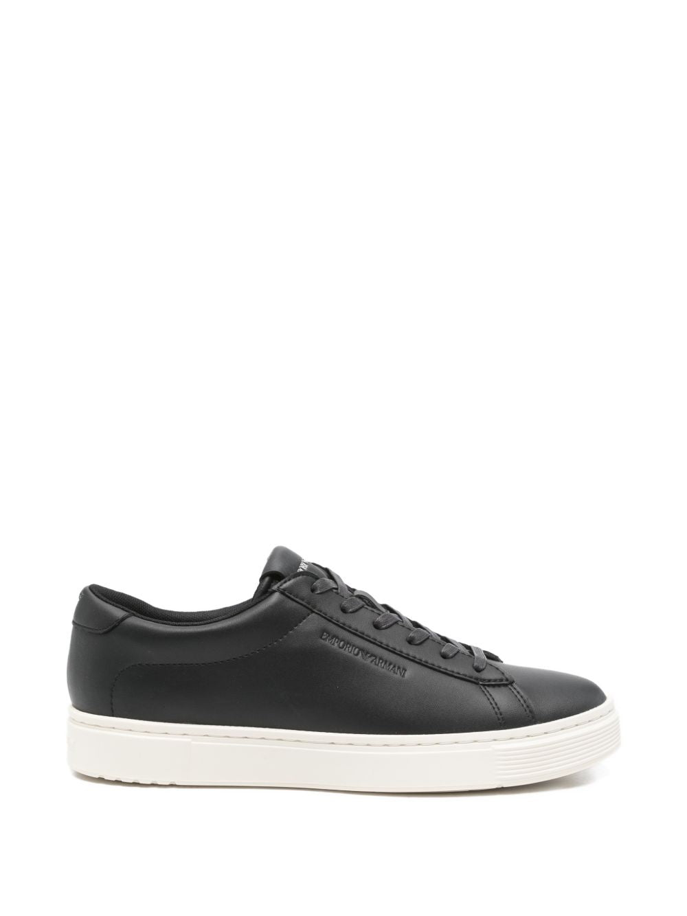 Emporio Armani Men's Leather Lace-Up Sneakers