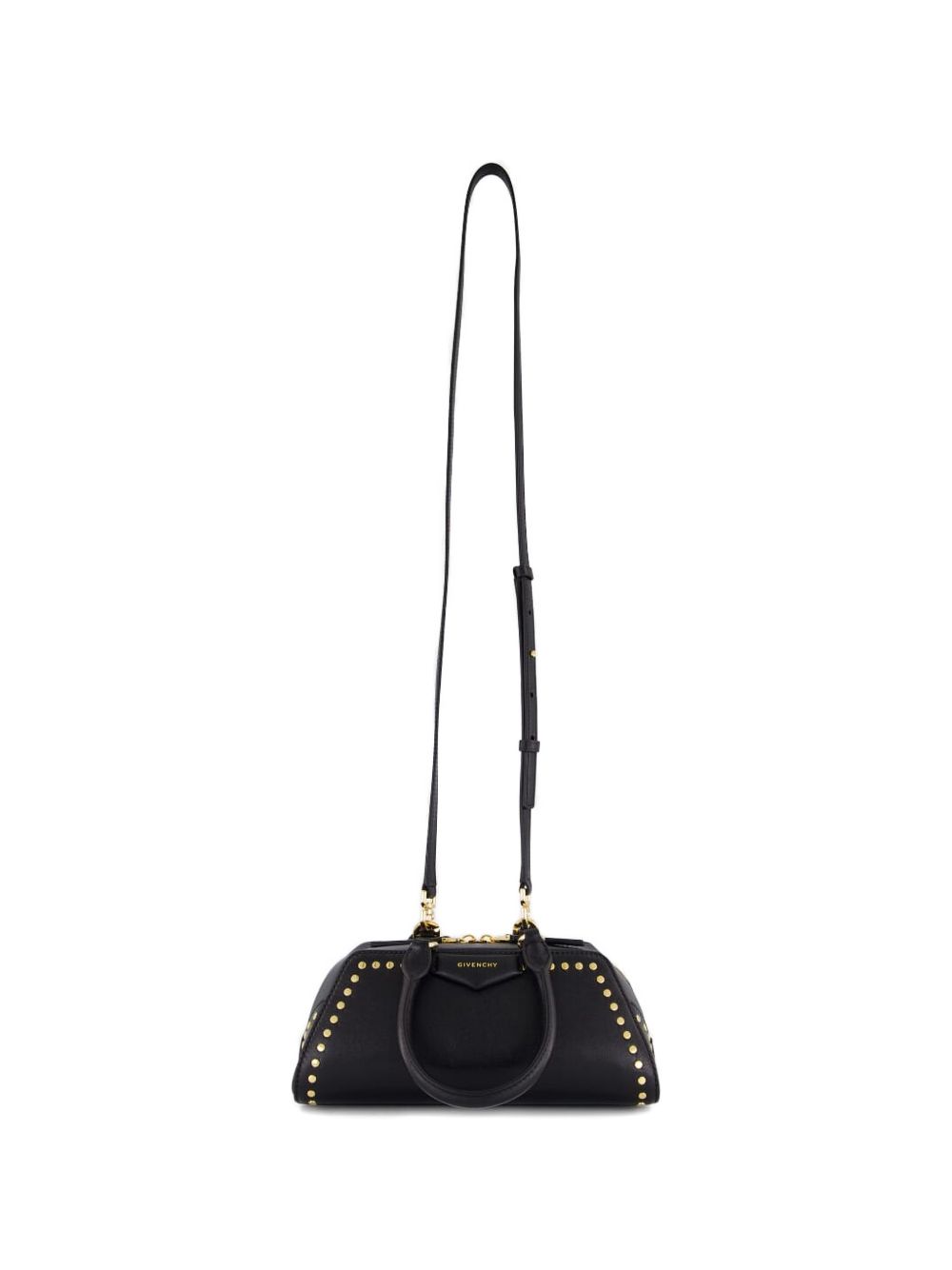 Givenchy Women's Mini Antigona East-West Bag In Box Leather With Studs Detail