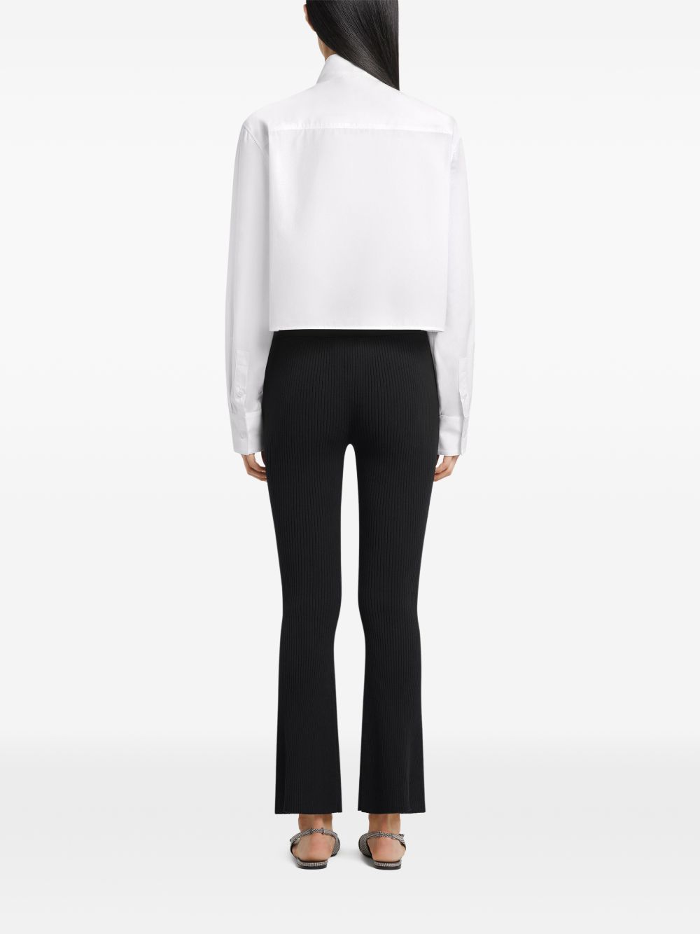 Courrã¨Ges Ribbed Knitted Trousers