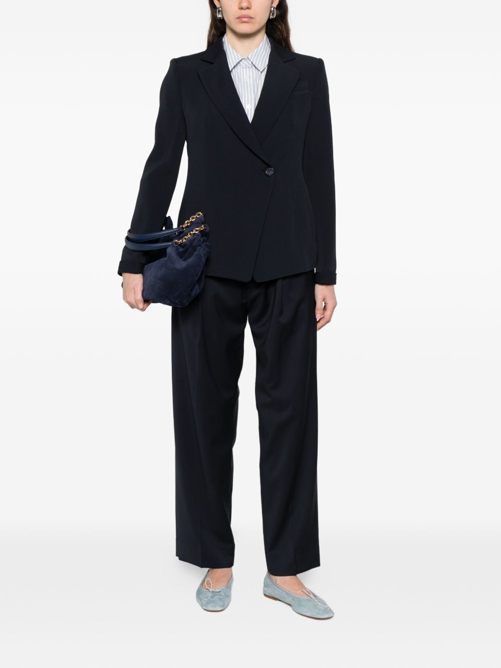 Emporio Armani Women's Double-Breasted Blazer Jacket