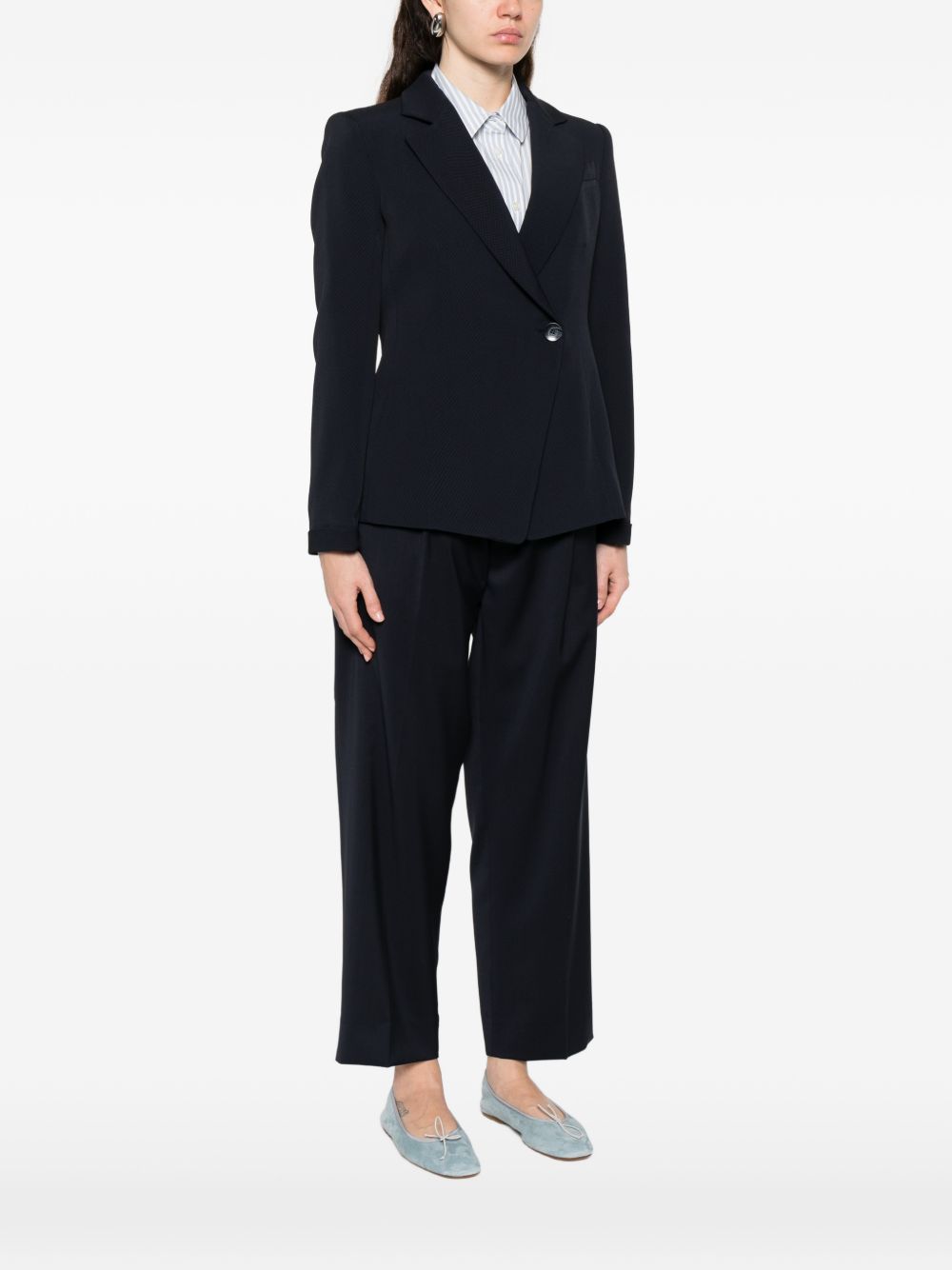 Emporio Armani Women's Double-Breasted Blazer Jacket