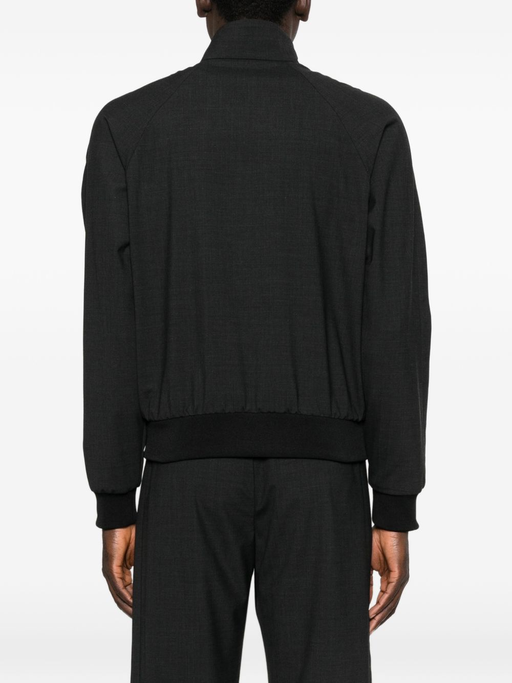 Emporio Armani Men's Wool Blend Bomber Jacket