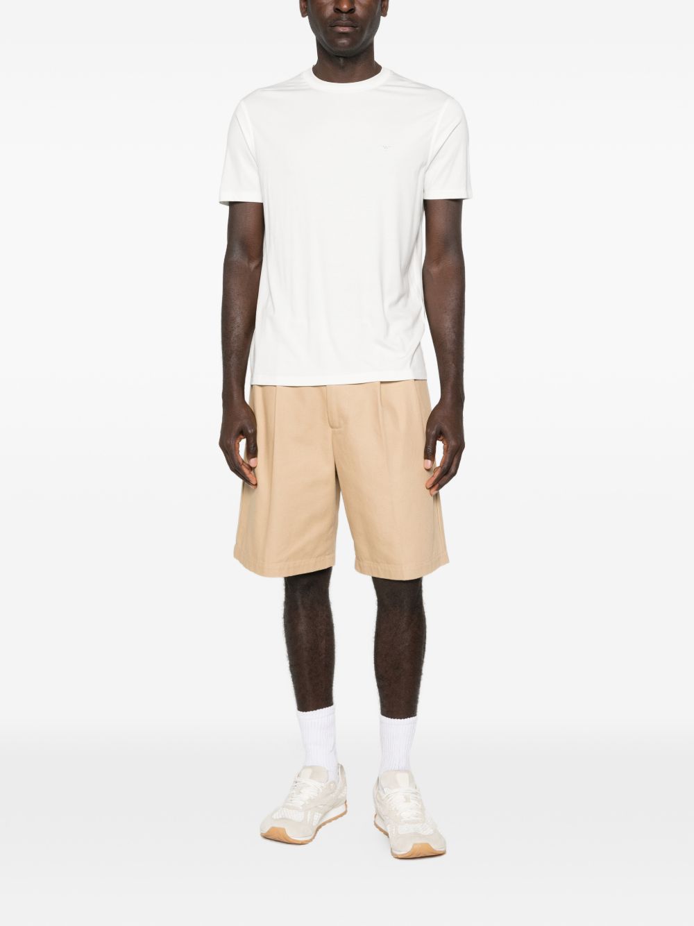 Emporio Armani Men's Modal And Silk Blend T-Shirt