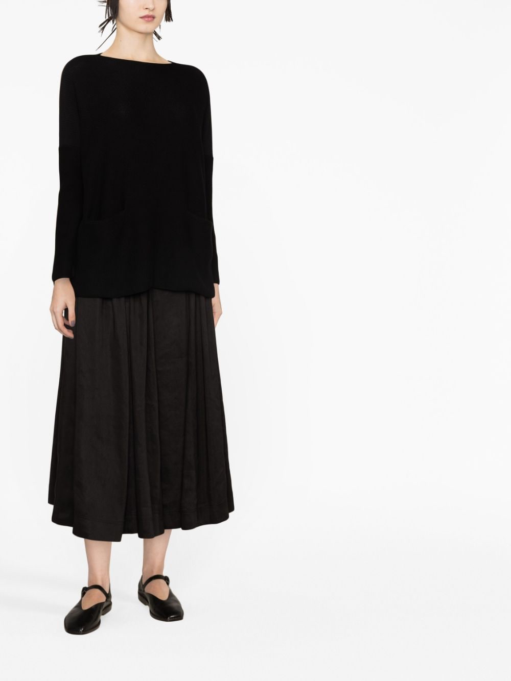 Daniela Gregis Women's Cotton Boat-Neck Sweater