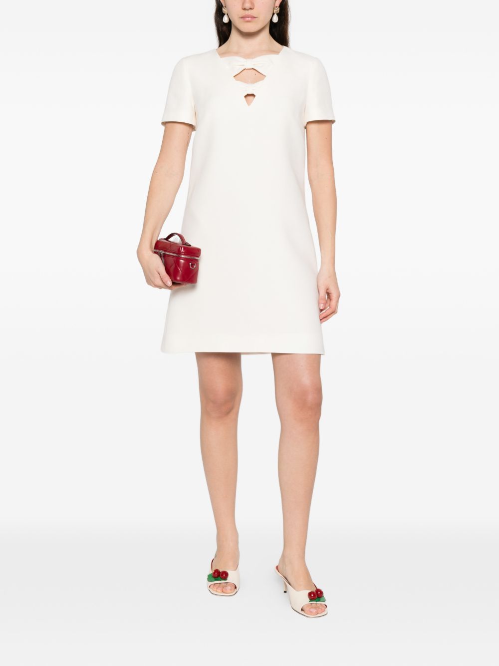 Valentino Women's Wool And Silk Blend Short Dress