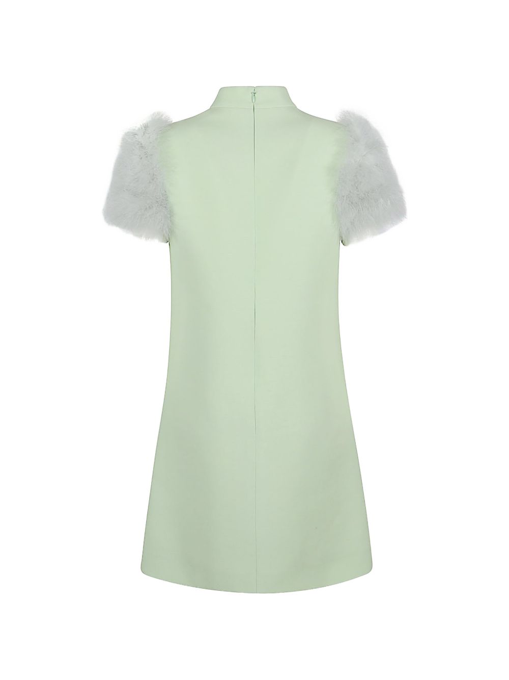 Valentino Women's Feathered Wool And Silk Dress