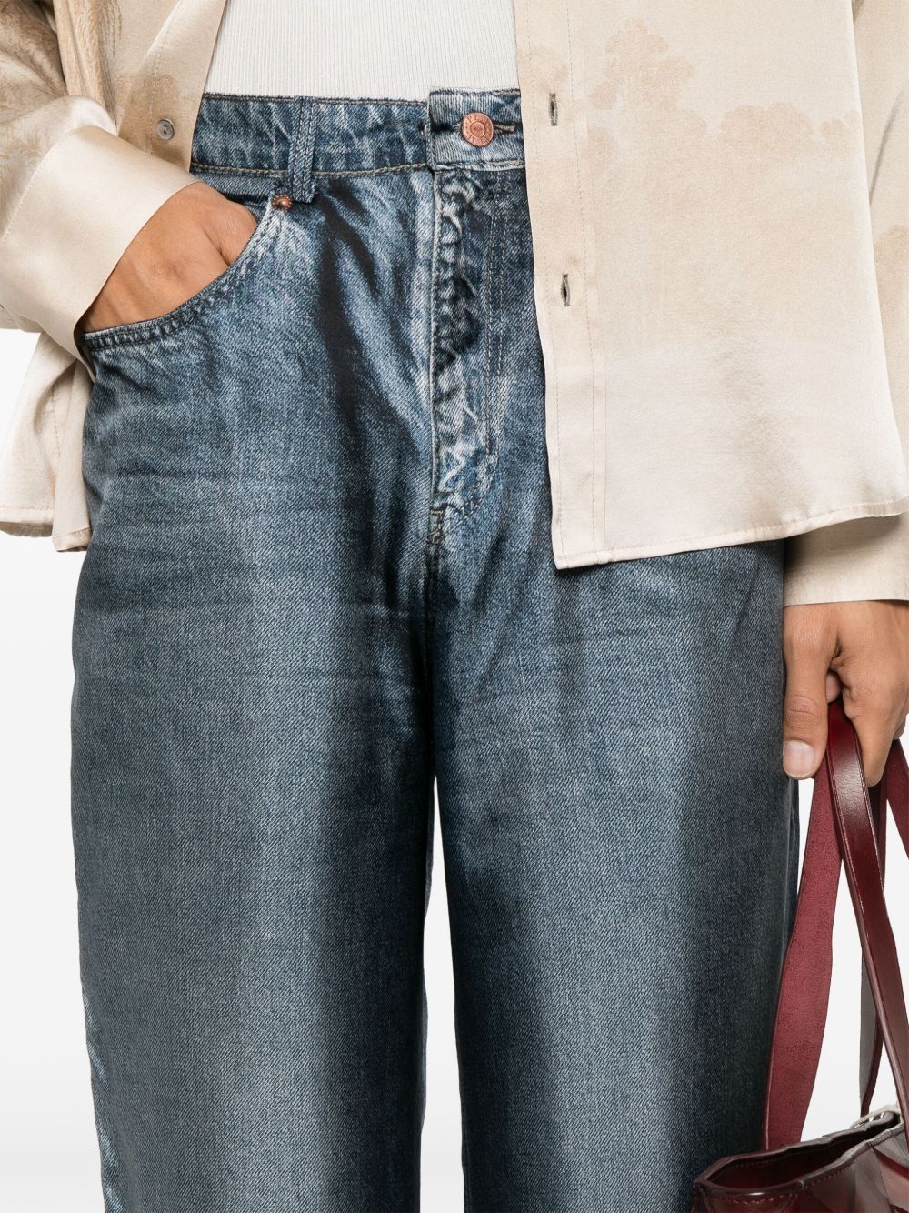 Pierre Louis Mascia Women's Silk Trousers