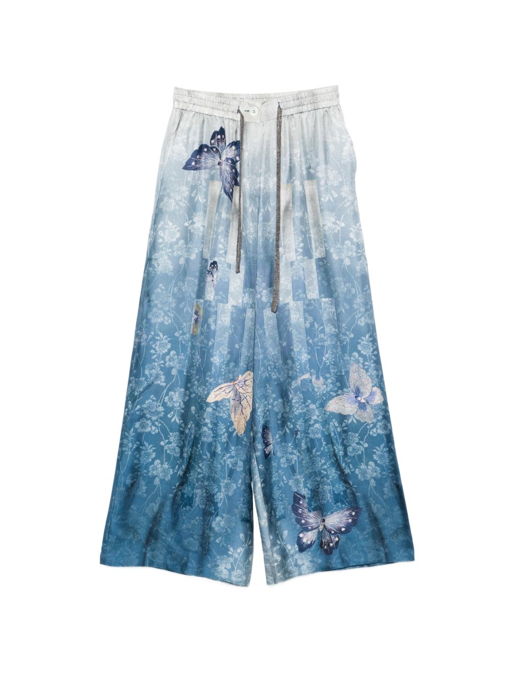 Pierre Louis Mascia Women's Printed Silk Trousers