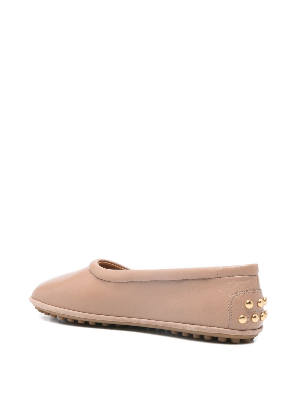 Tod's Women's Metal Dots Ballerinas In Nappa Leather