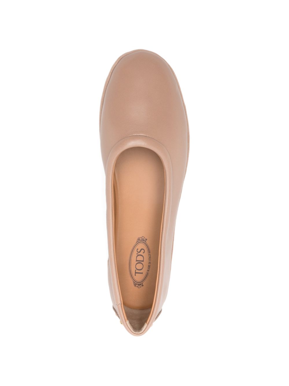 Tod's Women's Metal Dots Ballerinas In Nappa Leather