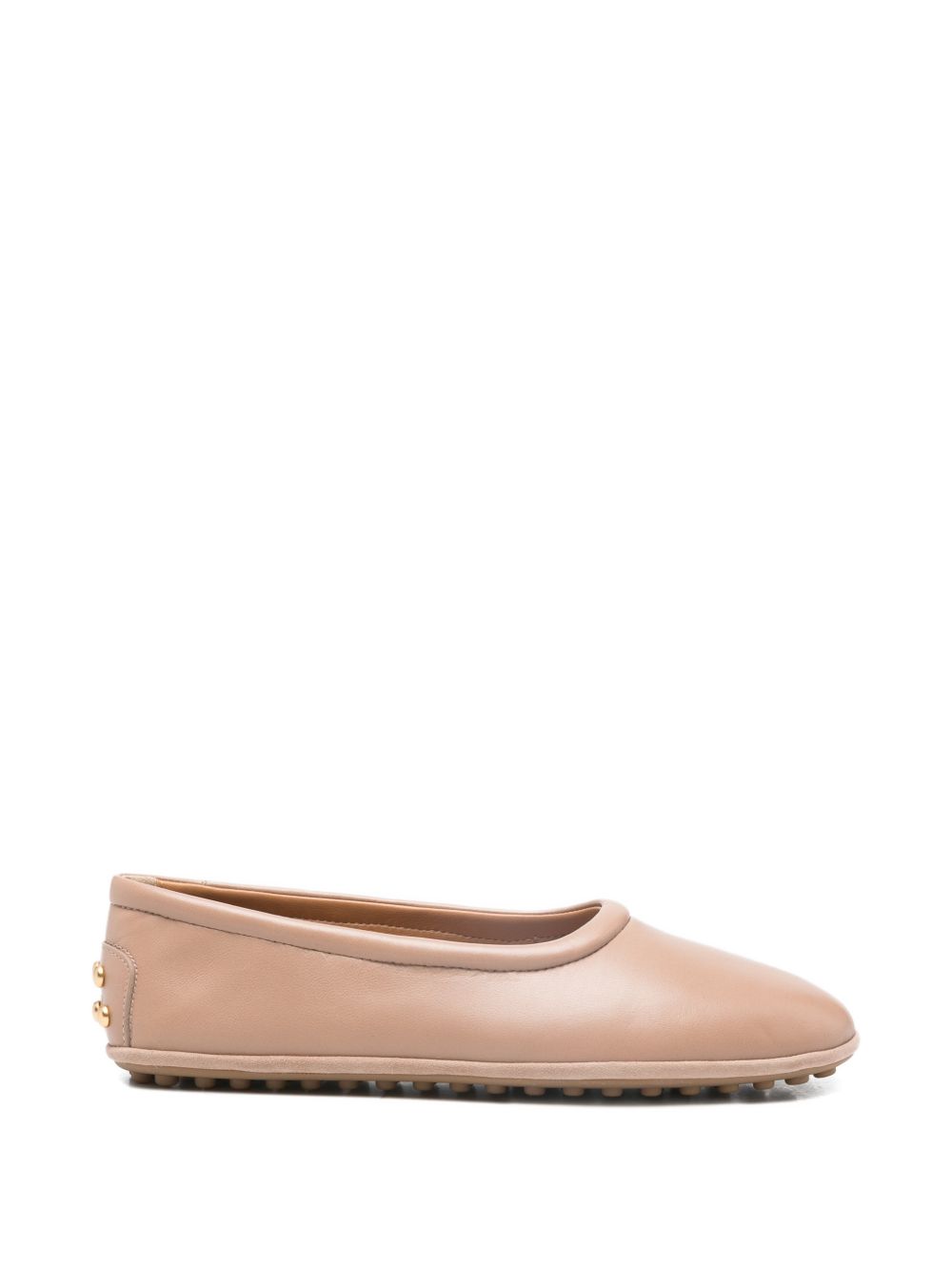 Tod's Women's Metal Dots Ballerinas In Nappa Leather