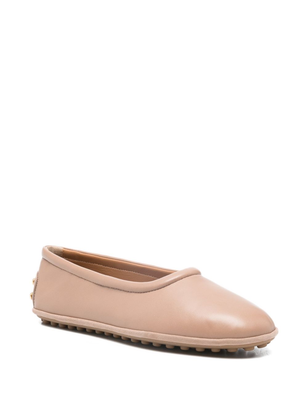 Tod's Women's Metal Dots Ballerinas In Nappa Leather