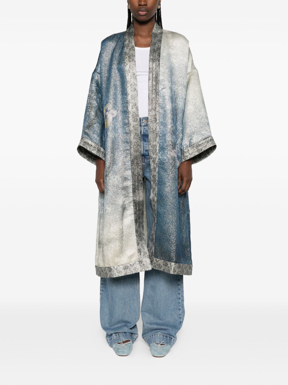 Pierre Louis Mascia Women's Printed Kimono Jacket