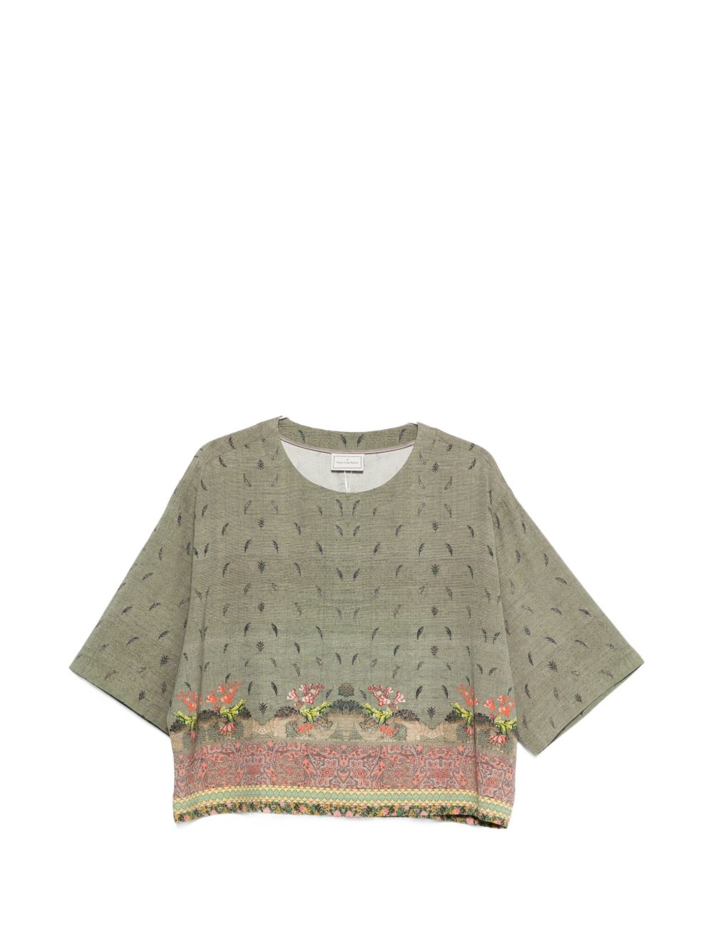 Pierre Louis Mascia Women's Printed Silk Blouse