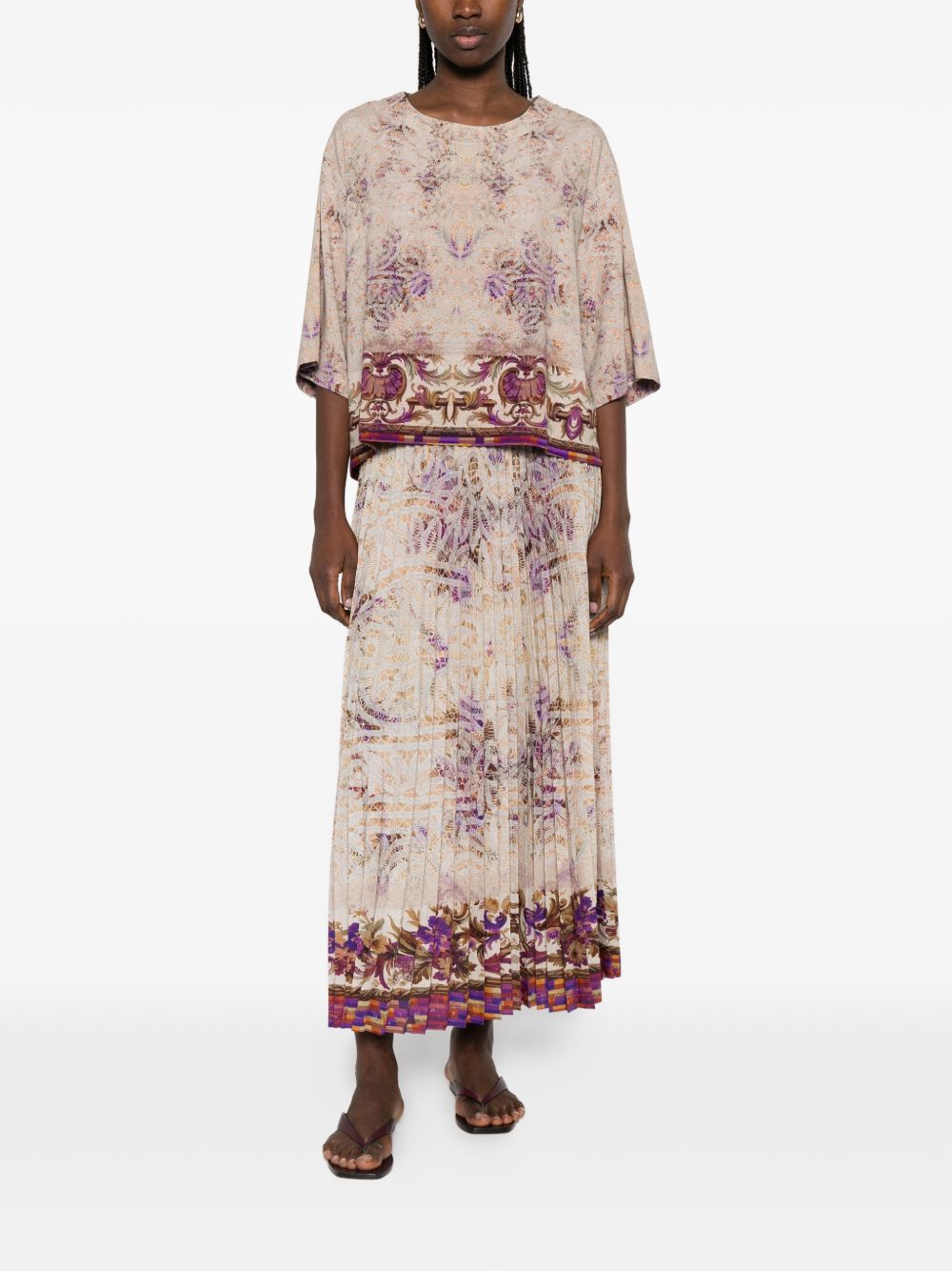 Pierre Louis Mascia Women's Printed Silk Blouse