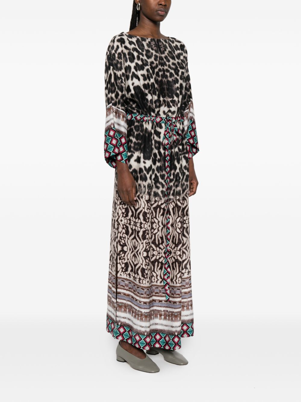 Pierre Louis Mascia Women's Printed Silk Dress