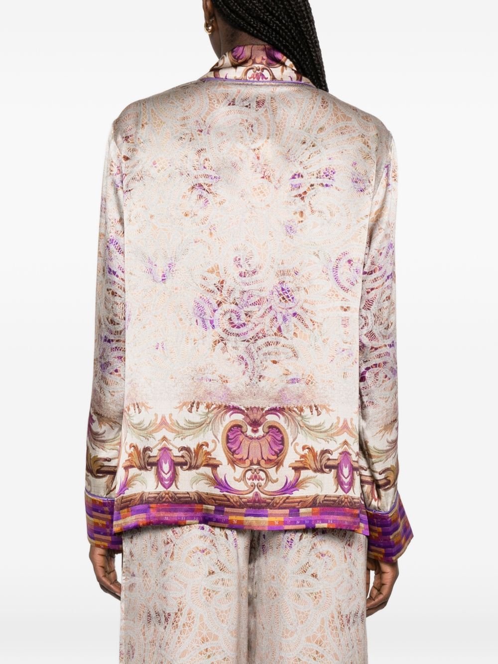 Pierre Louis Mascia Women's Printed Silk Jacket