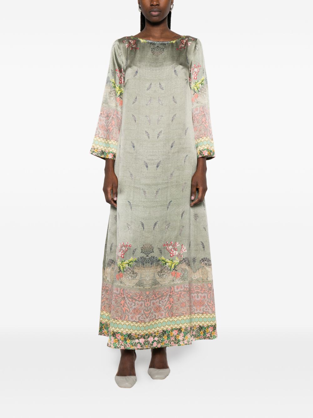 Pierre Louis Mascia Women's Printed Silk Dress