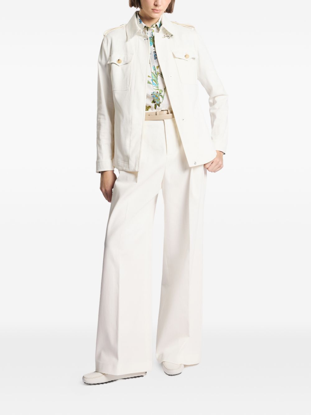 Fay Women's Cotton Shirt Jacket