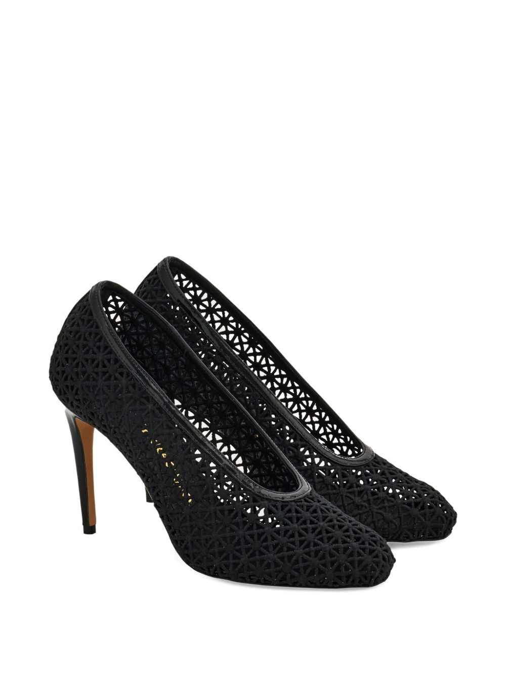 Ferragamo Women's 90Mm Macramé Pumps