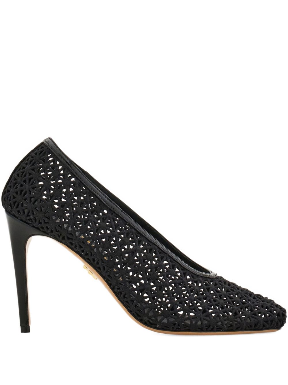 Ferragamo Women's 90Mm Macramé Pumps