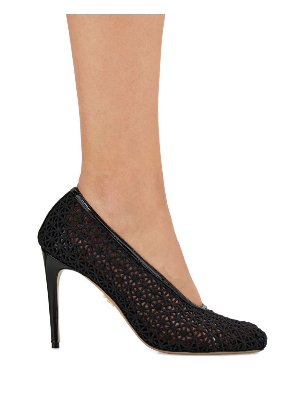 Ferragamo Women's 90Mm Macramé Pumps
