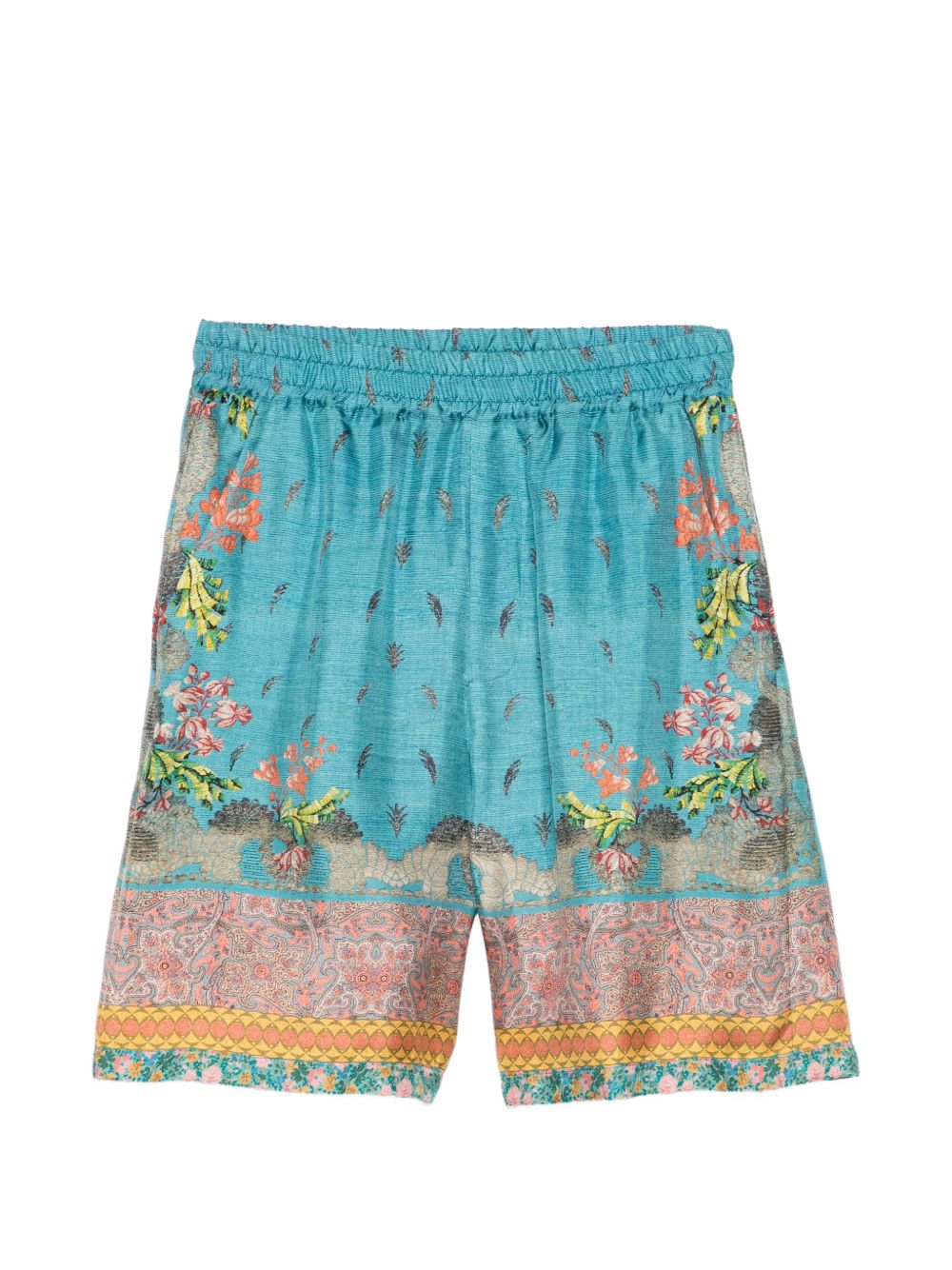 Pierre Louis Mascia Women's Printed Silk Shorts