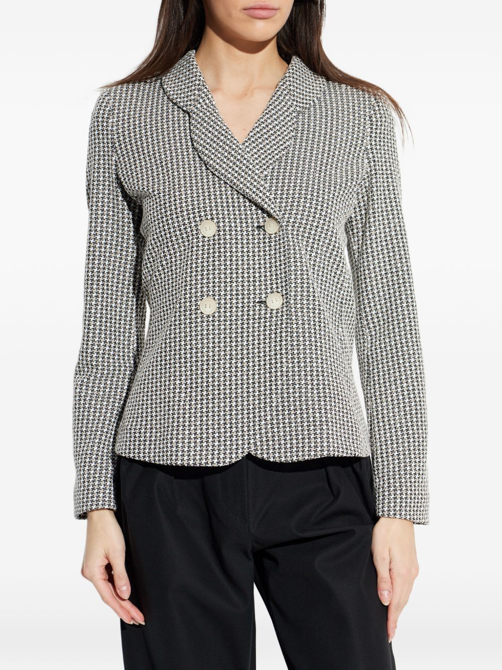 Emporio Armani Women's Double-Breasted Blazer Jacket