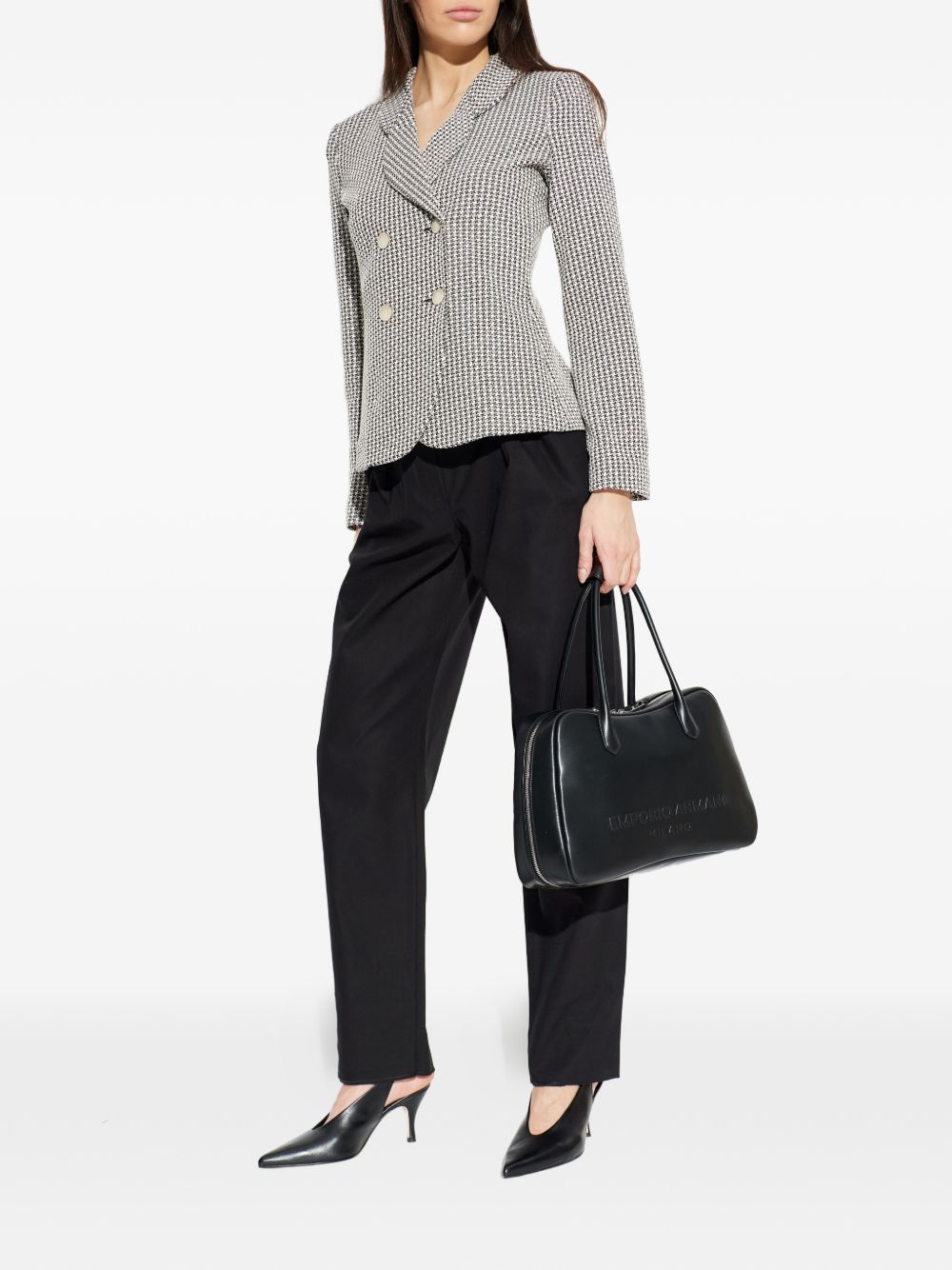 Emporio Armani Women's Double-Breasted Blazer Jacket