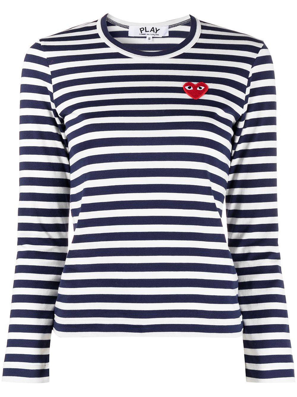 Comme Des Garã§Ons Striped Cotton T-Shirt