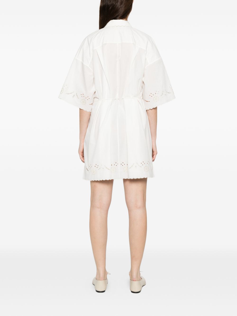 Forte Forte Women's Embroidered Cotton Shirtdress