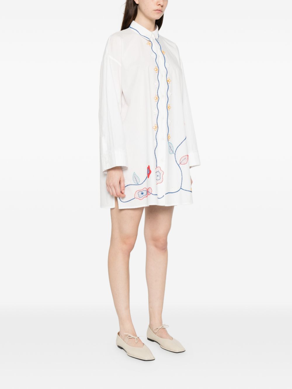 Forte Forte Women's Embroidered Cotton Shirt