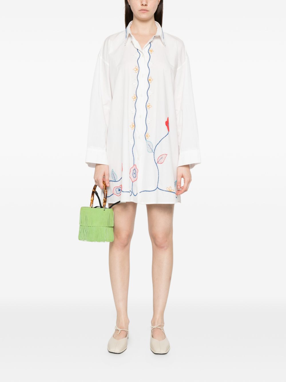 Forte Forte Women's Embroidered Cotton Shirt