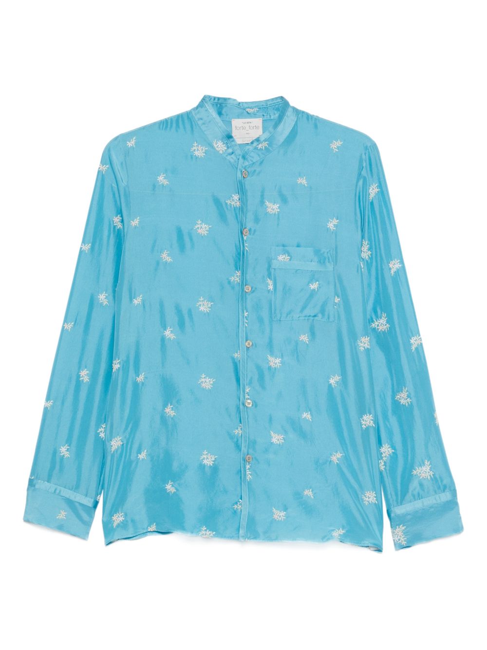 Forte Forte Women's Embroidered Silk Shirt