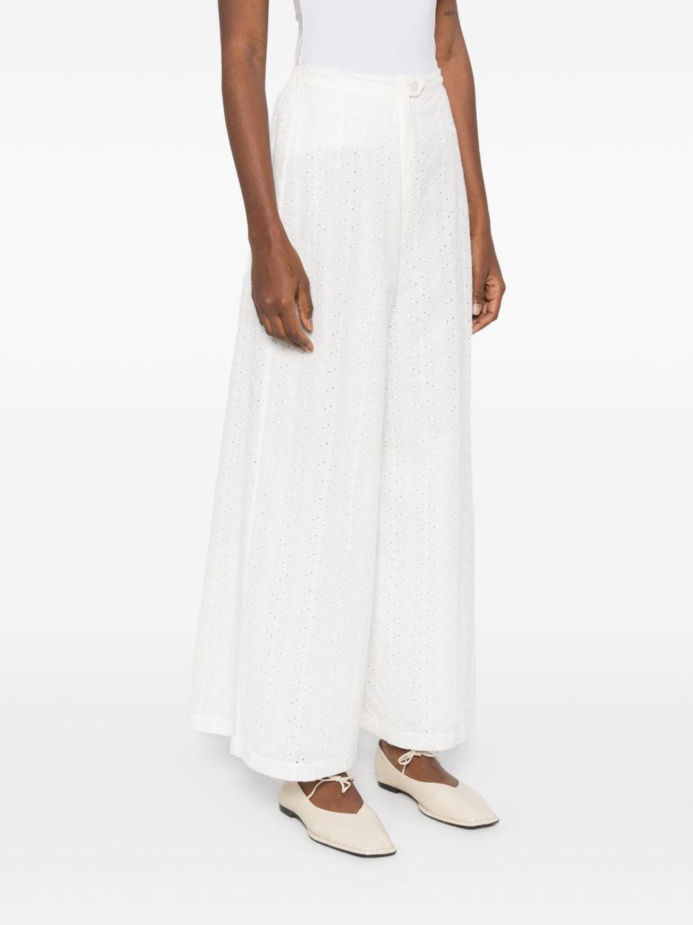 Forte Forte Women's Embroidered Cotton Trousers