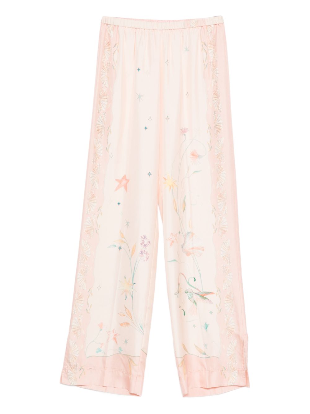 Forte Forte Women's Printed Silk Trousers