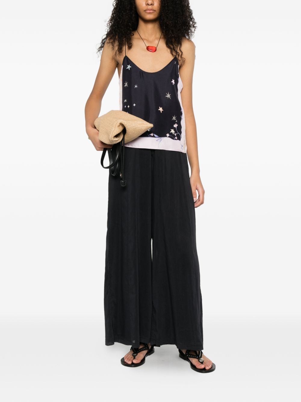 Forte Forte Women's Voile Cotton And Silk Trousers
