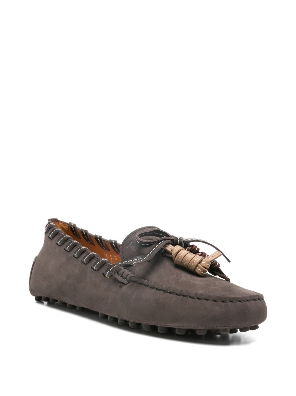 Tod's Women's Gommino Suede Leather Loafers