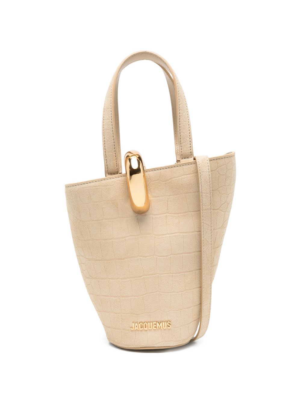 Jacquemus Women's Le Petit Bambola Leather Bucket Bag