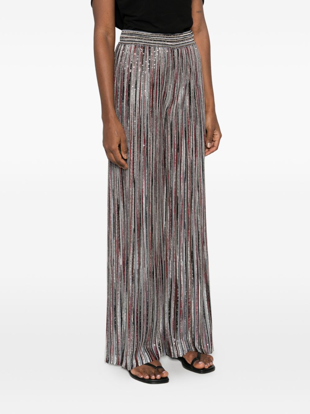 Missoni Women's Striped Wide-Leg Trousers