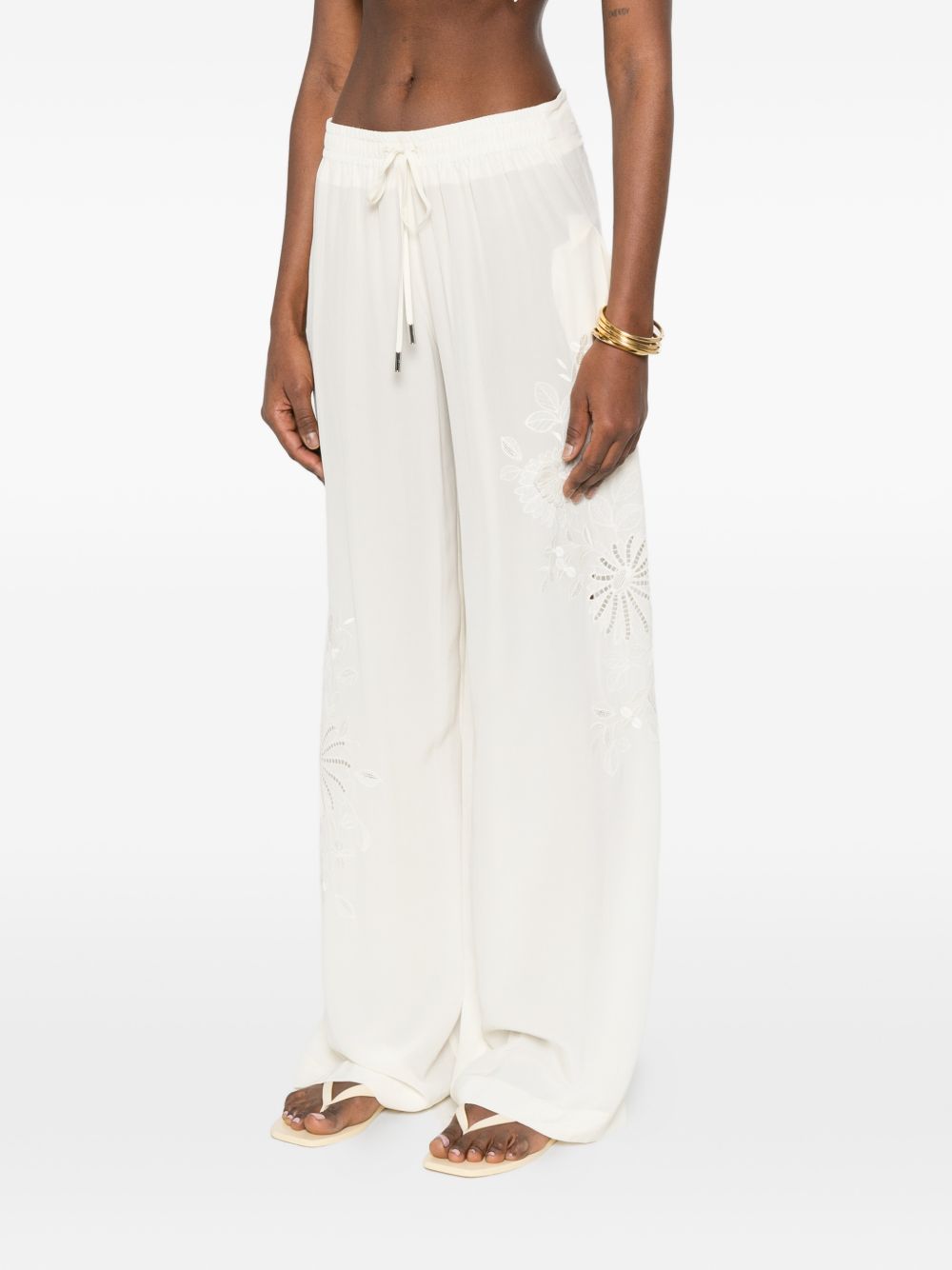 Ermanno Scervino Women's Silk Pajama Trousers