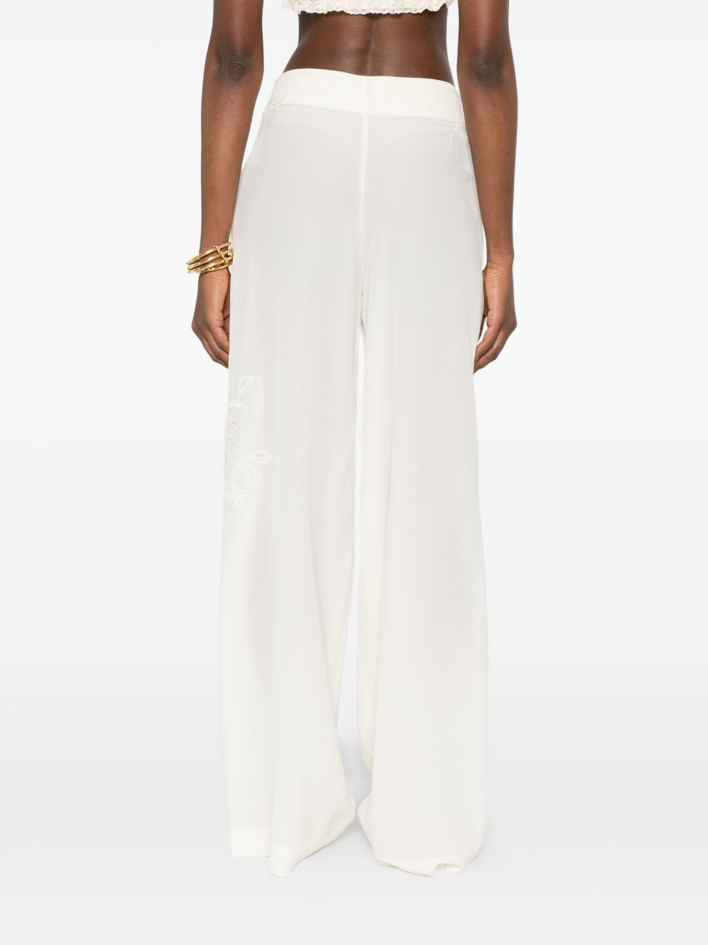 Ermanno Scervino Women's Silk Pajama Trousers