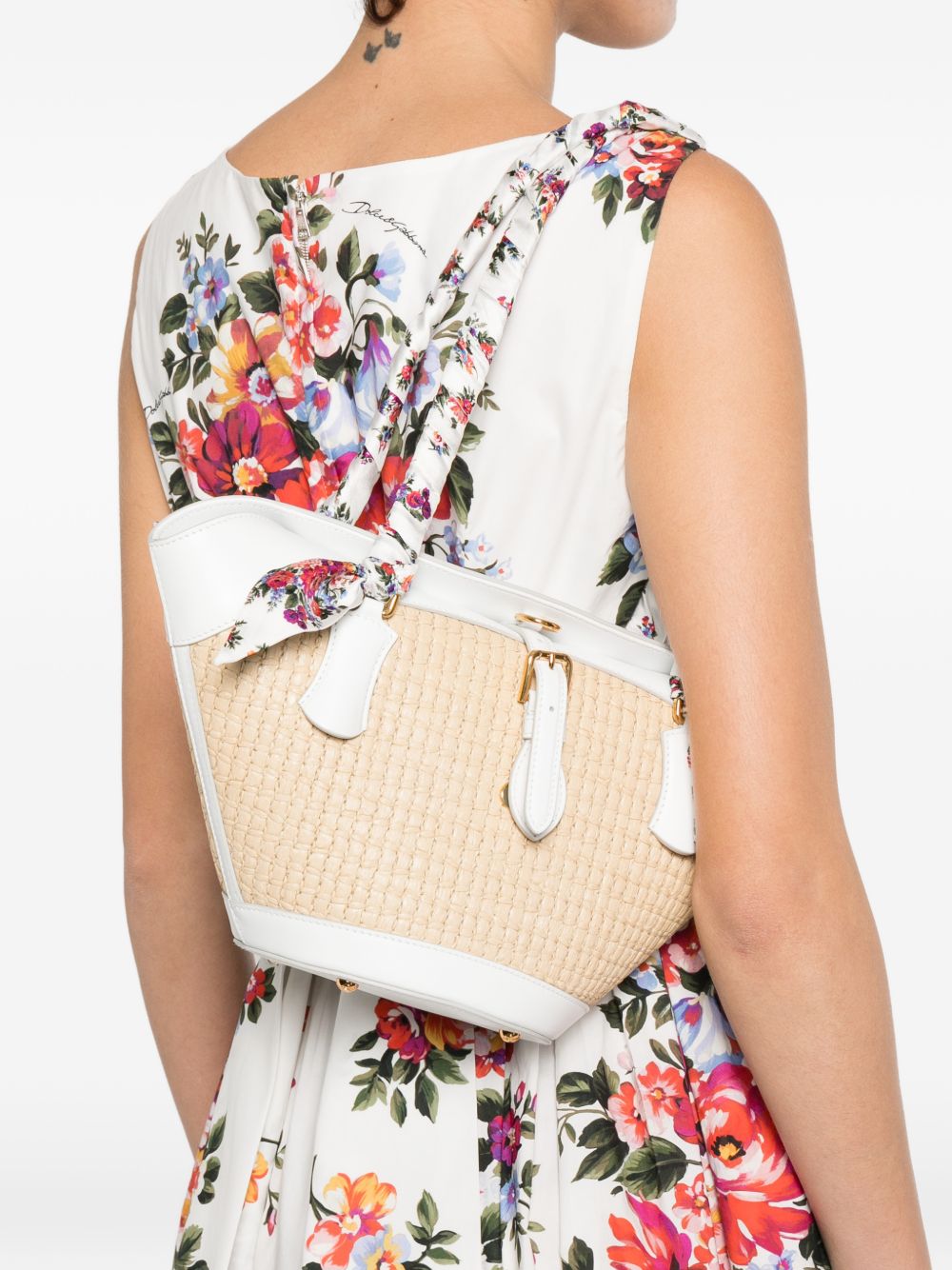 Dolce & Gabbana Women's Floral-Handle Tote Bag