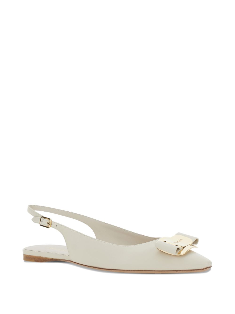 Ferragamo Women's Zelmi Buckle Ballerinas