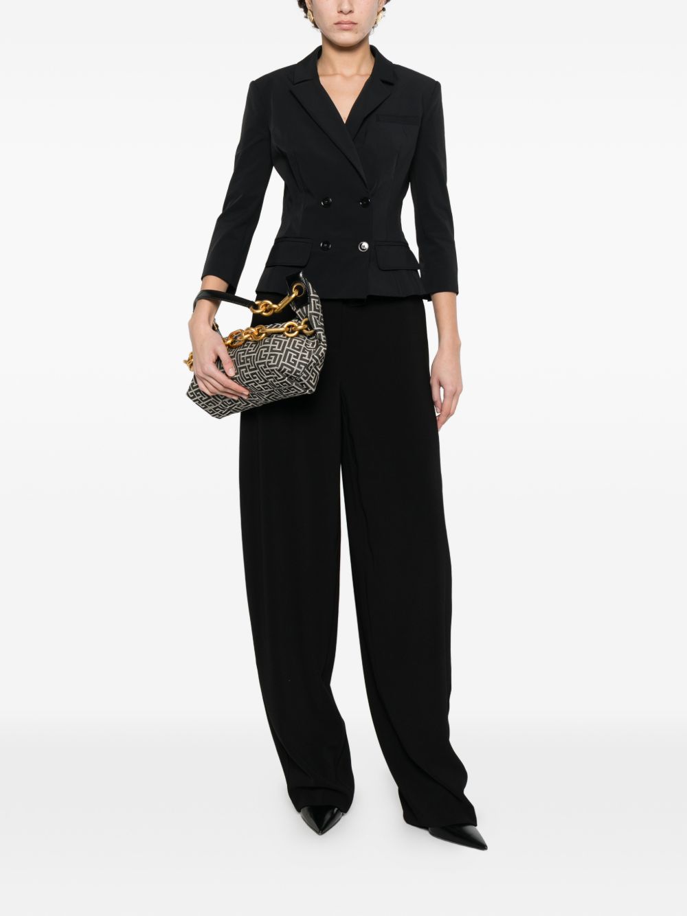 Elisabetta Franchi Women's Belted Double-Breasted Jacket