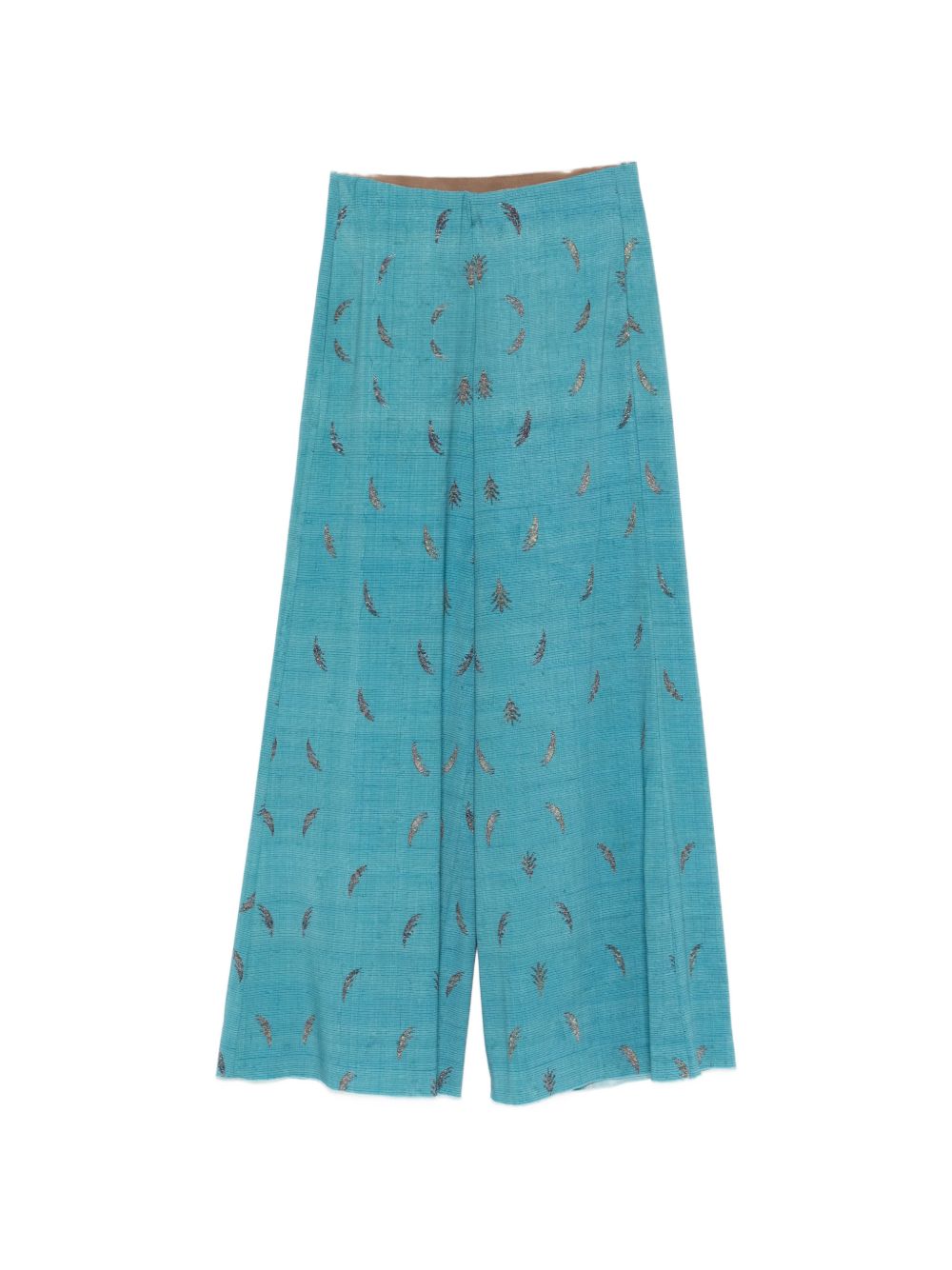 Pierre Louis Mascia Women's Printed Silk Trousers